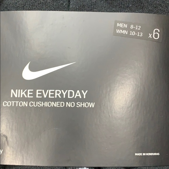 NIKE EVERYDAY COTTON CUSHIONED NO SHOW SOCKS - Picture 3 of 16